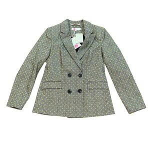 Boden Wool Blend Double Breasted‎ Blazer Size 6 Office Work Professional